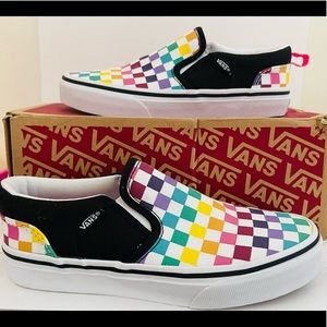 New Asher Vans , multicolored never worn